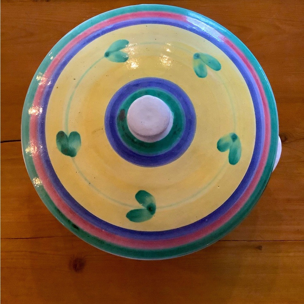 CALECA, COVERED POTTY CASSEROLE. 8” x 4”